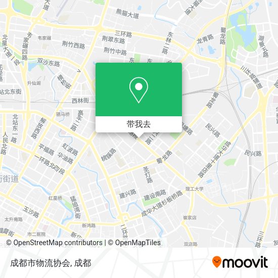 成都市物流协会地图
