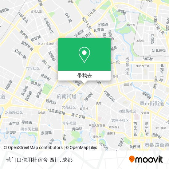 营门口信用社宿舍-西门地图