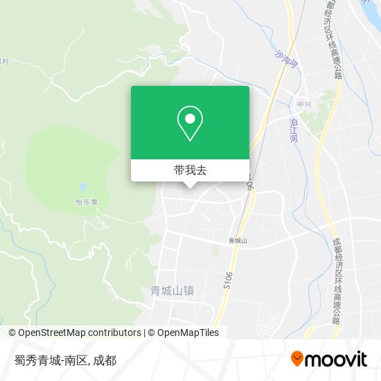 蜀秀青城-南区地图