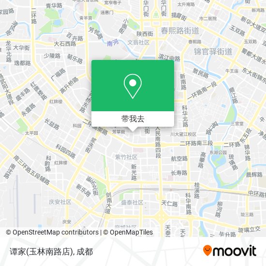 谭家(玉林南路店)地图
