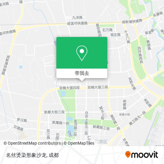 名丝烫染形象沙龙地图