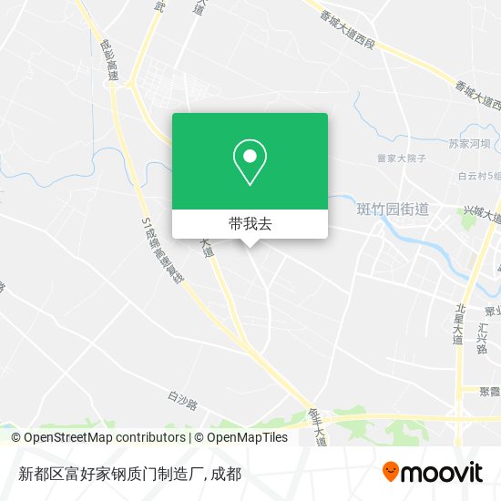 新都区富好家钢质门制造厂地图