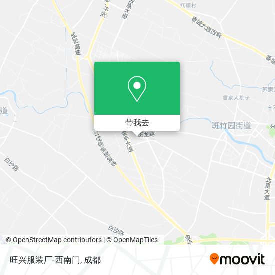 旺兴服装厂-西南门地图