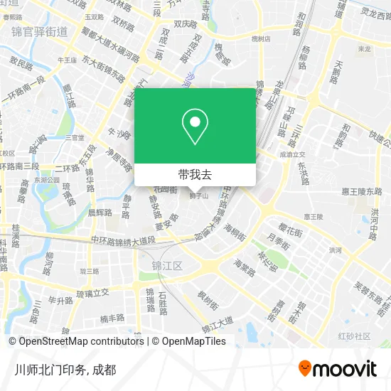 川师北门印务地图