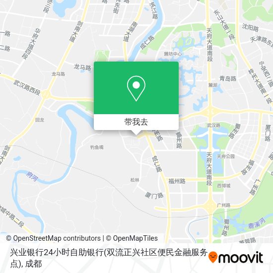 兴业银行24小时自助银行(双流正兴社区便民金融服务点)地图