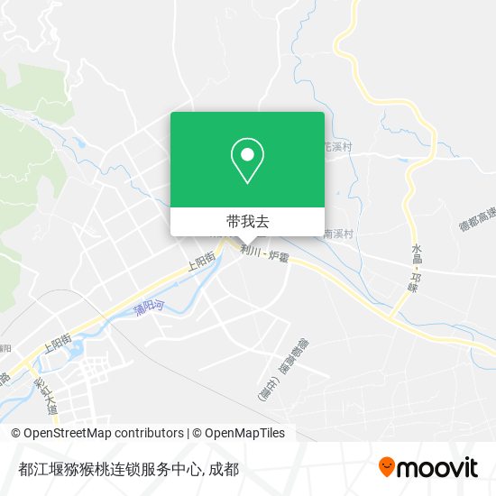 都江堰猕猴桃连锁服务中心地图
