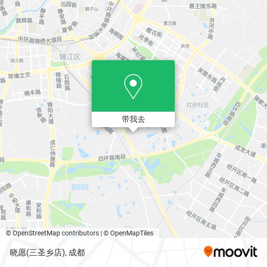 晓愿(三圣乡店)地图