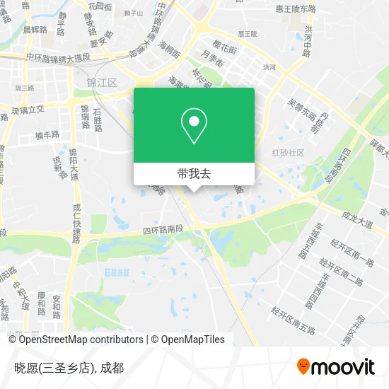 晓愿(三圣乡店)地图