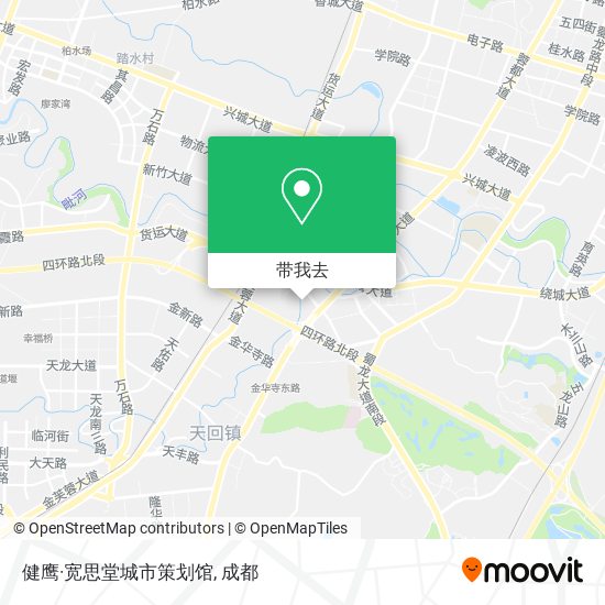 健鹰·宽思堂城市策划馆地图