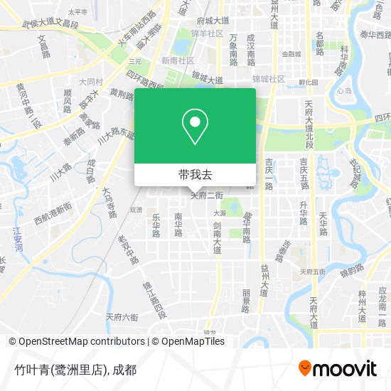 竹叶青(鹭洲里店)地图