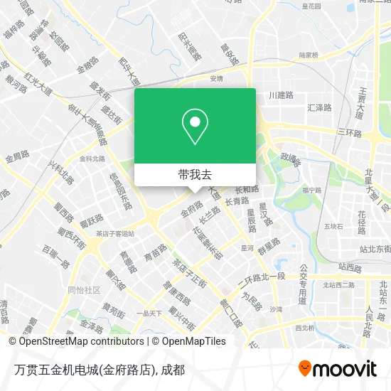 万贯五金机电城(金府路店)地图