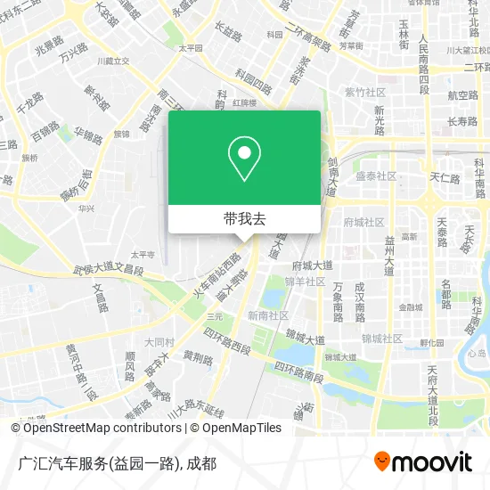 广汇汽车服务(益园一路)地图