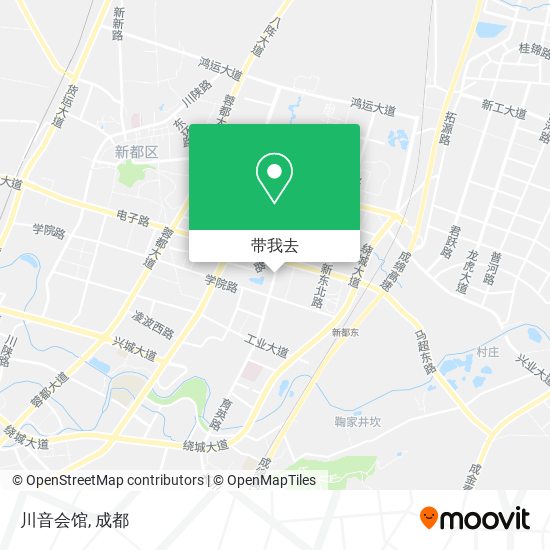 川音会馆地图