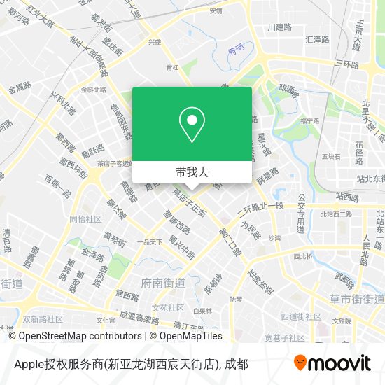 Apple授权服务商(新亚龙湖西宸天街店)地图