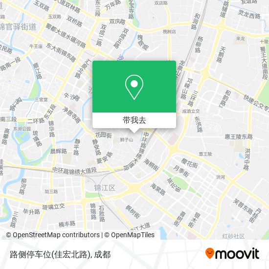 路侧停车位(佳宏北路)地图
