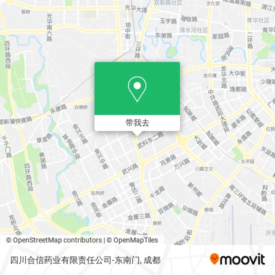 四川合信药业有限责任公司-东南门地图
