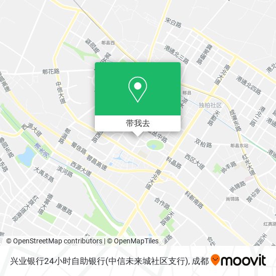 兴业银行24小时自助银行(中信未来城社区支行)地图