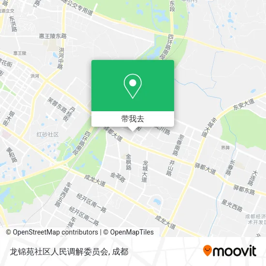 龙锦苑社区人民调解委员会地图