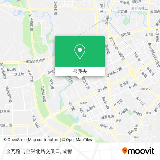金瓦路与金兴北路交叉口地图