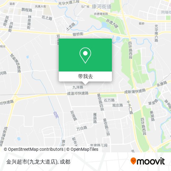 金兴超市(九龙大道店)地图