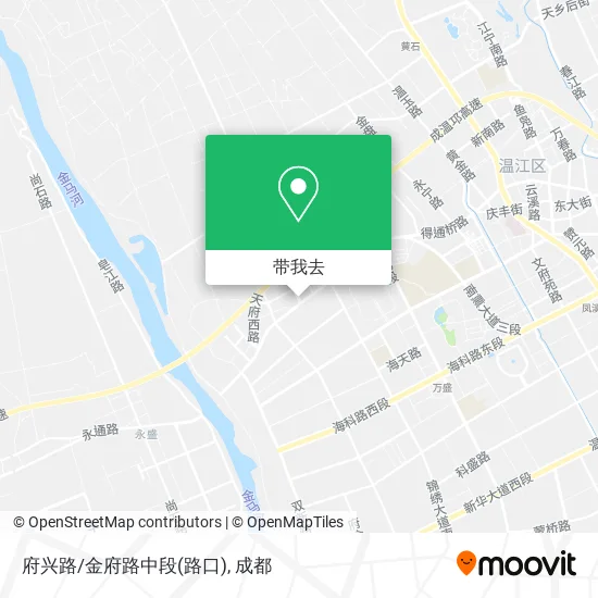 府兴路/金府路中段(路口)地图