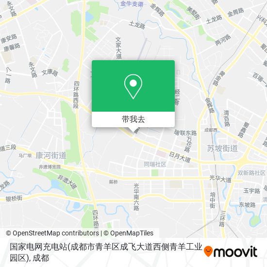 国家电网充电站(成都市青羊区成飞大道西侧青羊工业园区)地图