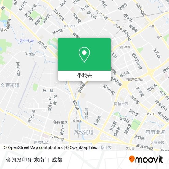 金凯发印务-东南门地图