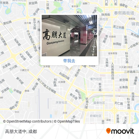 高朋大道中地图