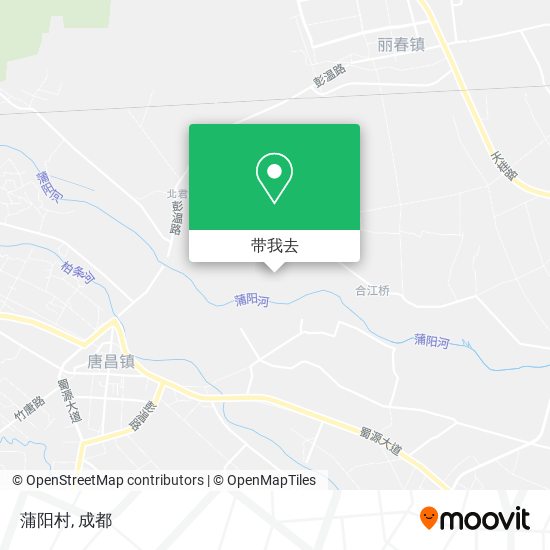 蒲阳村地图