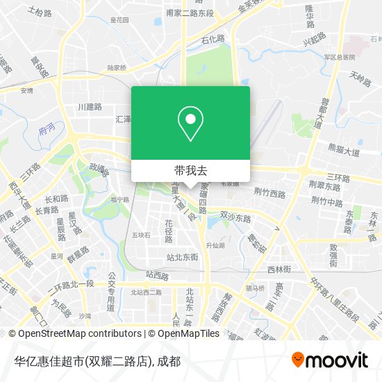 华亿惠佳超市(双耀二路店)地图