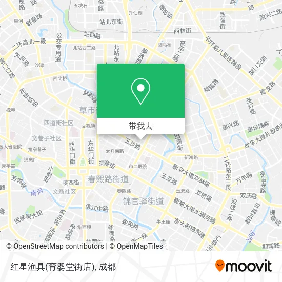 红星渔具(育婴堂街店)地图