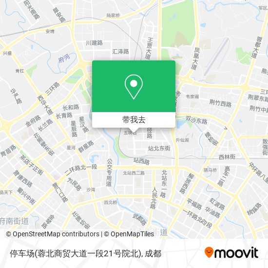 停车场(蓉北商贸大道一段21号院北)地图