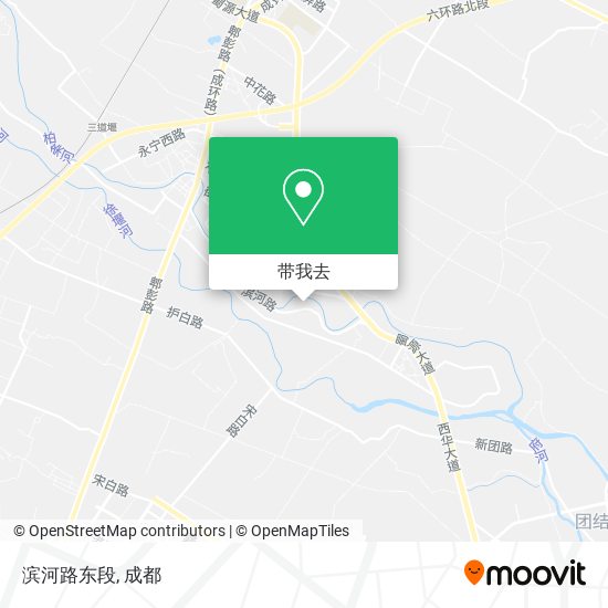 滨河路东段地图