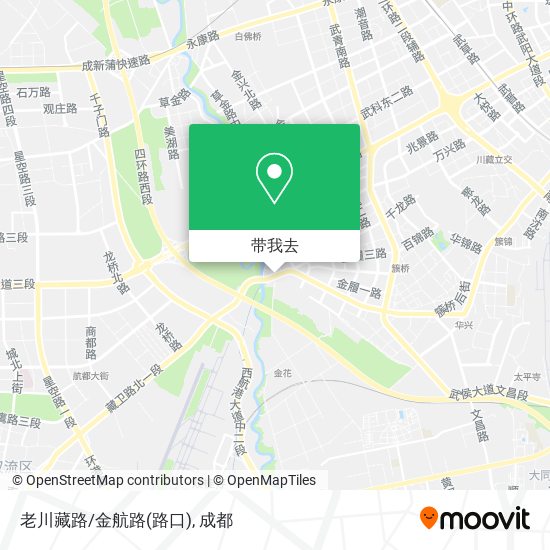 老川藏路/金航路(路口)地图