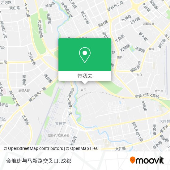 金航街与马新路交叉口地图