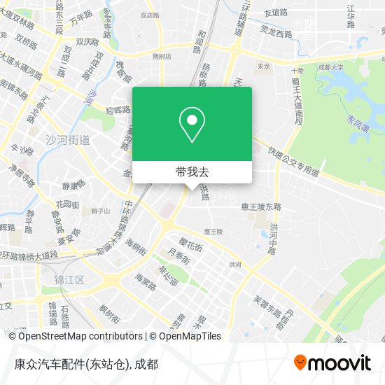 康众汽车配件(东站仓)地图