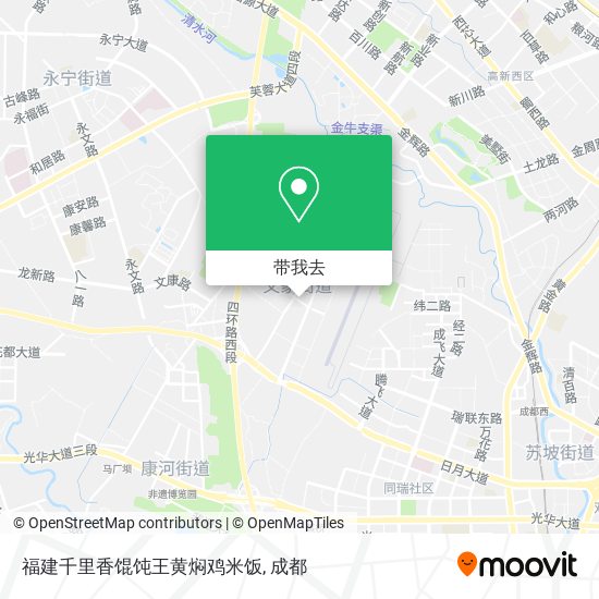 福建千里香馄饨王黄焖鸡米饭地图