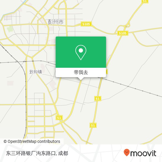 东三环路银厂沟东路口地图