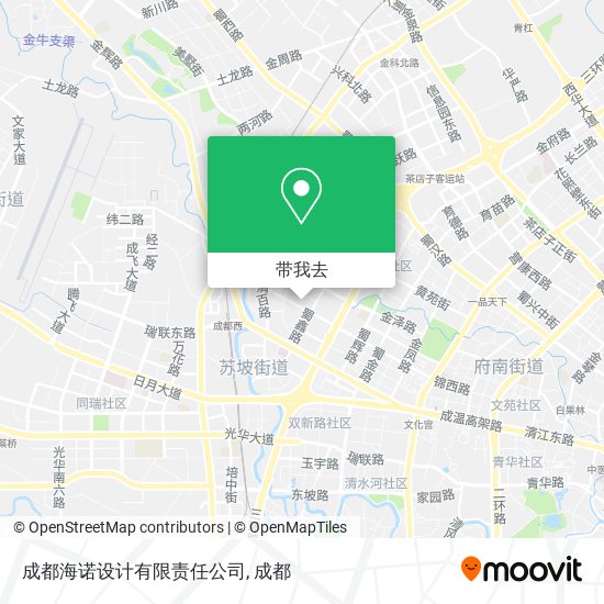 成都海诺设计有限责任公司地图
