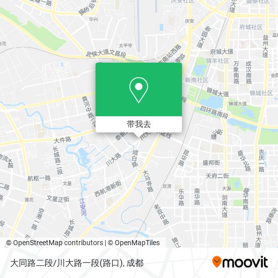 大同路二段/川大路一段(路口)地图