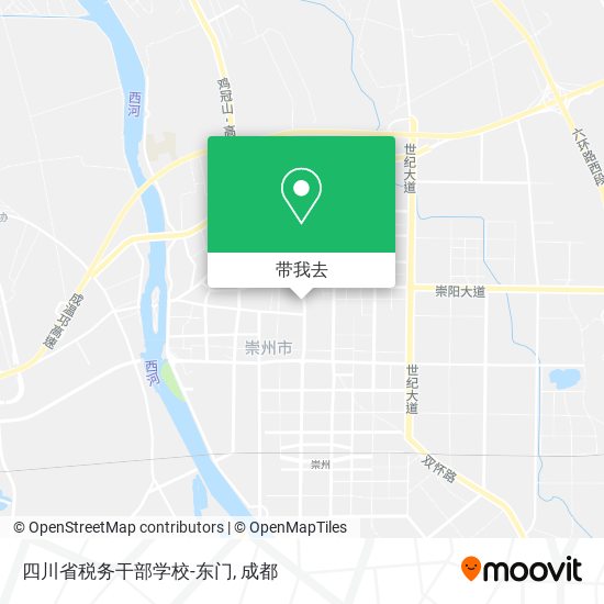 四川省税务干部学校-东门地图