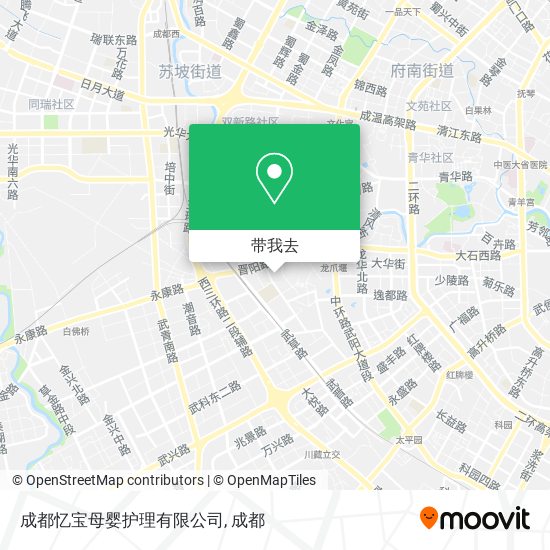成都忆宝母婴护理有限公司地图