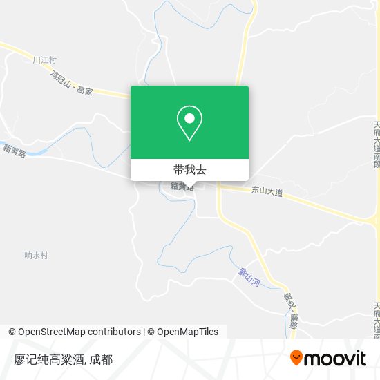 廖记纯高粱酒地图