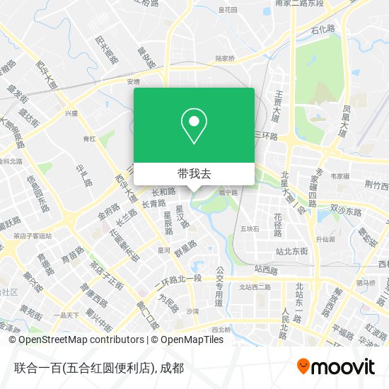 联合一百(五合红圆便利店)地图