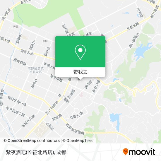 紫夜酒吧(长征北路店)地图