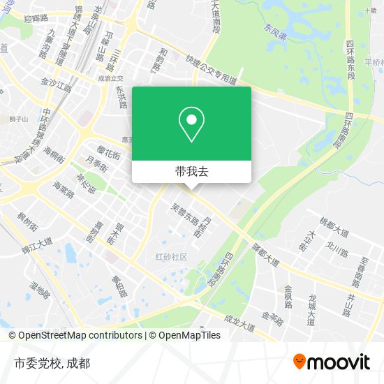市委党校地图