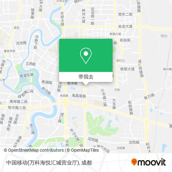中国移动(万科海悦汇城营业厅)地图