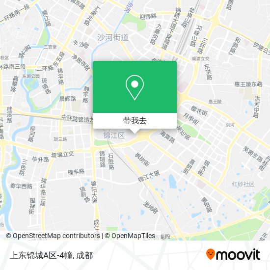 上东锦城A区-4幢地图