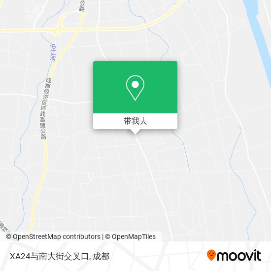 XA24与南大街交叉口地图