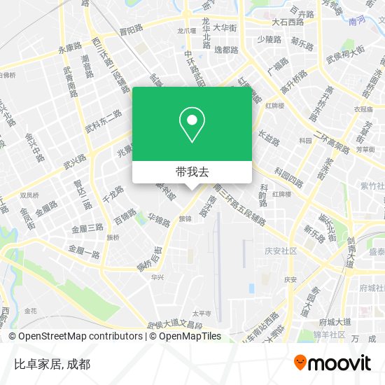 比卓家居地图